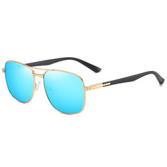 Päikeseprillid sinised, kuldsed цена и информация | Стильные мужские солнцезащитные очки | kaup24.ee
