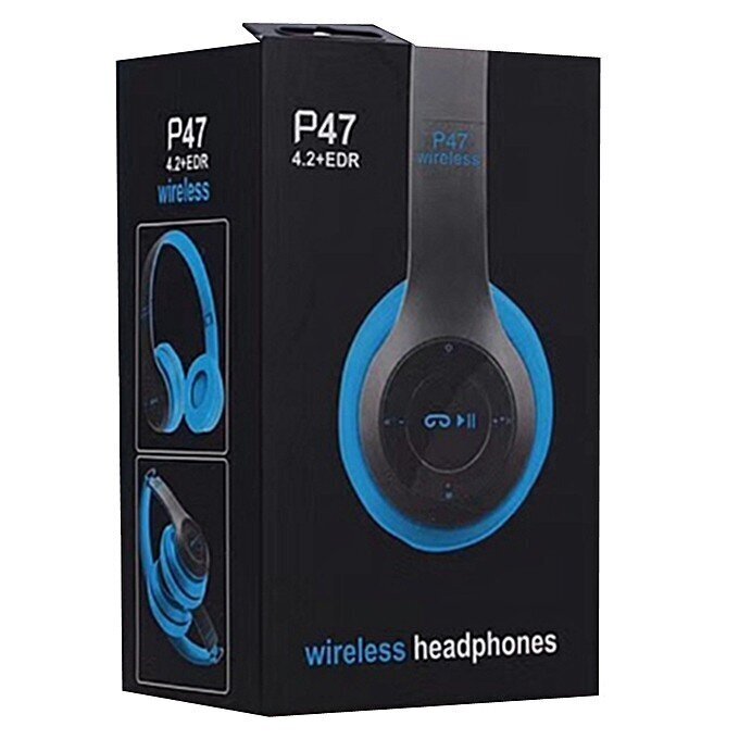 Juhtmevabad Bluetooth -kõrvaklapid, sinised цена и информация | Kõrvaklapid | kaup24.ee