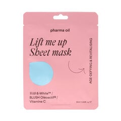 Тканевая маска для лица Pharma Oil Lift me up, осветляющая, 25 мл цена и информация | Маски для лица, патчи для глаз | kaup24.ee