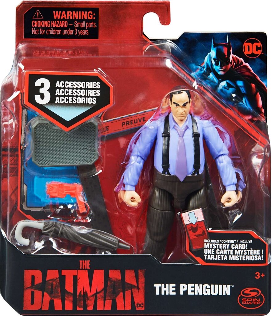 Pingviin tegevusfiguur DC Comics 10 cm hind ja info | Poiste mänguasjad | kaup24.ee