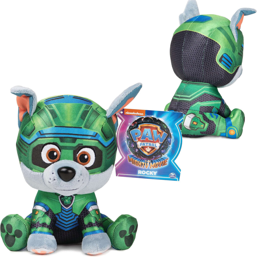 Maskott Paw Patrol Rocky pehmo, 17 cm hind ja info | Pehmed mänguasjad | kaup24.ee