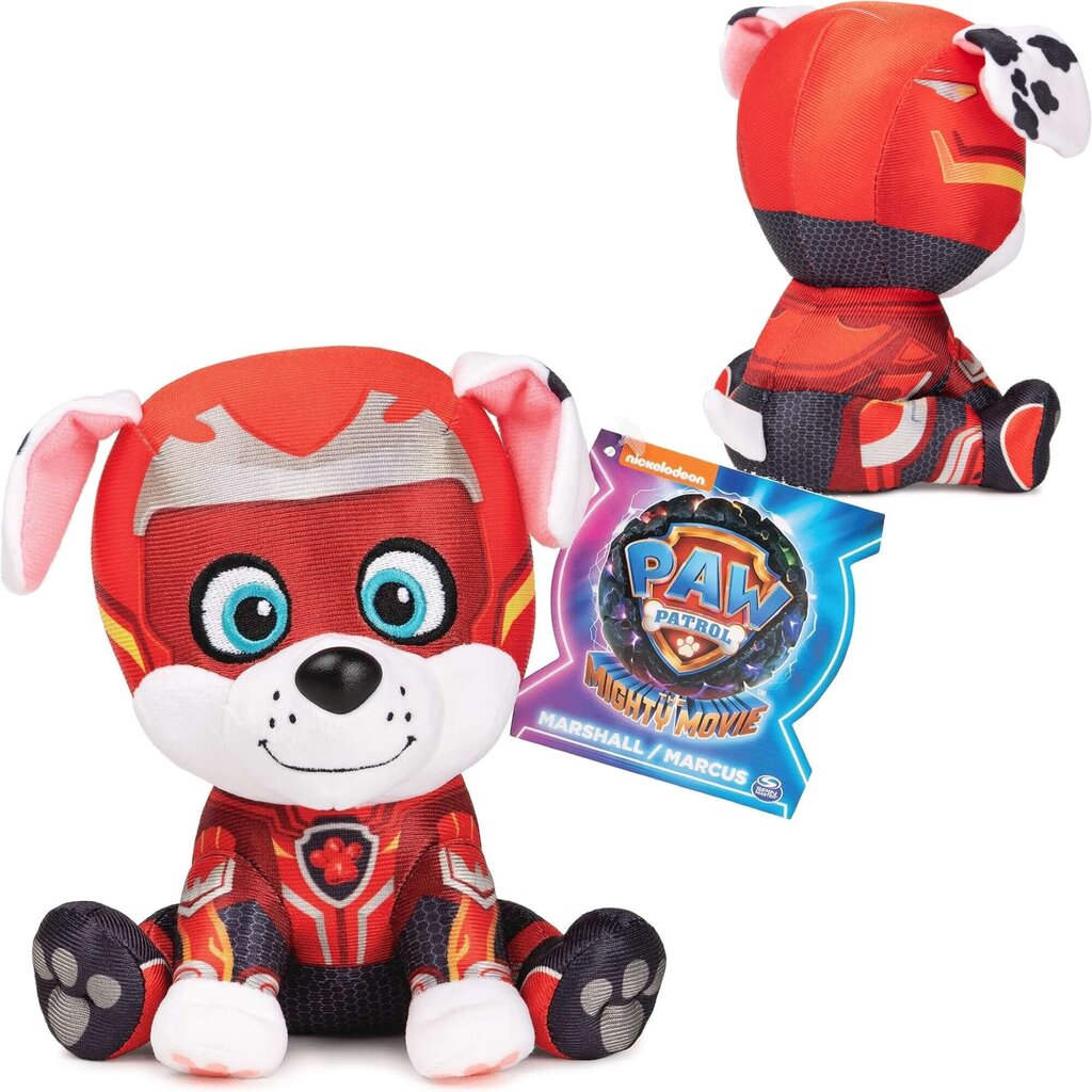 Maskott Paw Patrol The Movie 2 Marshall pluusist pehme kaisukoer hind ja info | Pehmed mänguasjad | kaup24.ee