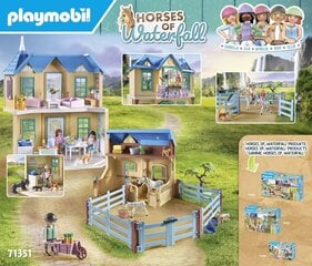 71351 Playmobil® Horses of Waterfall Waterfall rantšo цена и информация | Конструкторы и кубики | kaup24.ee