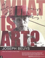 What is Art?: Conversation with Joseph Beuys цена и информация | Книги об искусстве | kaup24.ee