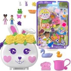 Väike kompaktne Polly Pocket Mattel komplekt Flower Garden Bunny цена и информация | Игрушки для девочек | kaup24.ee