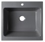 Keraamiline kraanikauss ARYA 66x62cm, antratsiit hind ja info | Köögivalamud | kaup24.ee