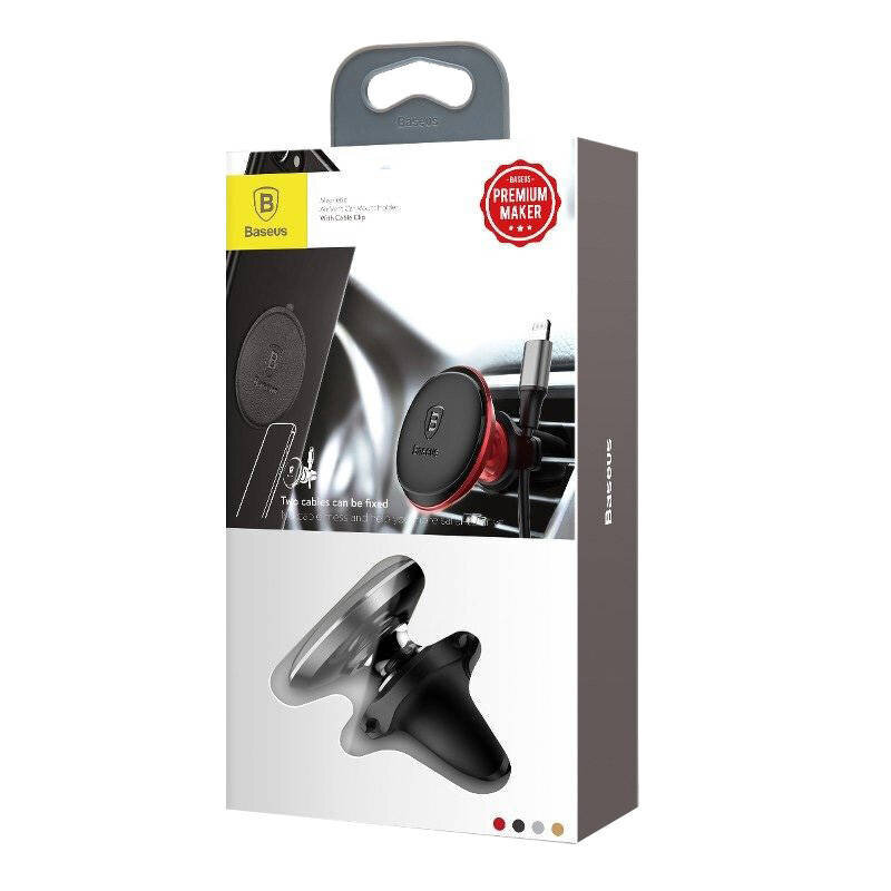 Car Mount Holder Baseus Magnetic Air Vent Black OS hind ja info | Mobiiltelefonide hoidjad | kaup24.ee