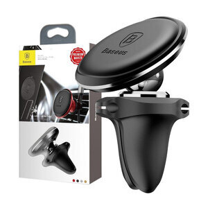 Car Mount Holder Baseus Magnetic Air Vent Black OS hind ja info | Mobiiltelefonide hoidjad | kaup24.ee