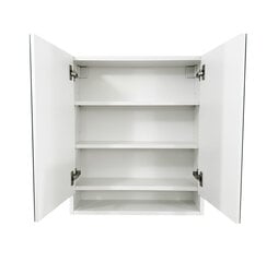 Подвесной шкафчик для ванной комнаты AL-BPSV-76, белый цена и информация | Шкафчики для ванной | kaup24.ee