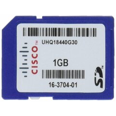 Карта памяти микро-SD с адаптером CISCO SD-IE-1GB,1 ГБ цена и информация | Карты памяти | kaup24.ee