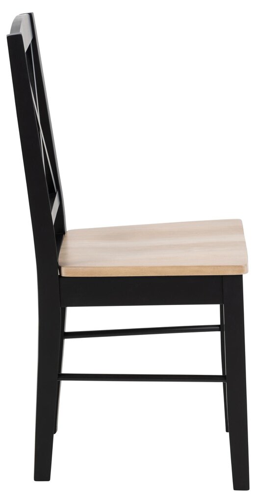 2-tooli komplekt Elvira, must hind ja info | Söögitoolid, baaritoolid | kaup24.ee