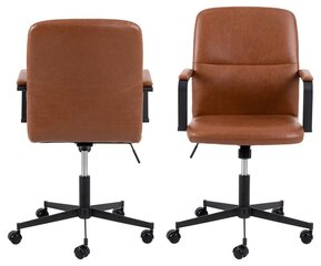 Комплект из 2 стульев Flora, коричневый цена и информация | Офисные кресла | kaup24.ee