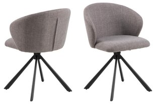 Комплект из 2 стульев Actona Pippa, серый цена и информация | Стулья для кухни и столовой | kaup24.ee