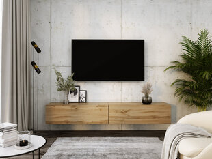 Висящий телевизионный шкаф 2 X 100 CM Wotan Oak цена и информация | Тумбы под телевизор | kaup24.ee