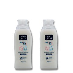 Õrn dušigeel Neutroderma beebidele, 2x750 ml цена и информация | Масла, гели для душа | kaup24.ee