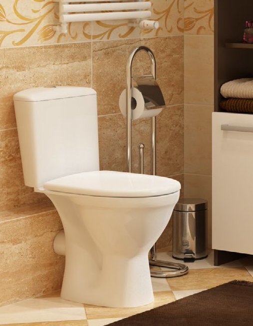 WC komplekt Bisk Basic I hind ja info | Vannitoa sisustuselemendid ja aksessuaarid | kaup24.ee