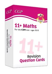 11plus CEM Maths Revision Question Cards - Ages 10-11 hind ja info | Noortekirjandus | kaup24.ee
