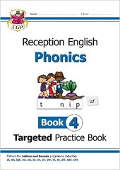 Reception English Phonics Targeted Practice Book - Book 4 цена и информация | Книги для подростков и молодежи | kaup24.ee