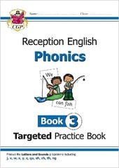 Reception English Phonics Targeted Practice Book - Book 3 цена и информация | Книги для подростков и молодежи | kaup24.ee