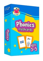Phonics Flashcards for Ages 3-5 цена и информация | Книги для подростков и молодежи | kaup24.ee