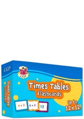 Times Tables Flashcards: perfect for learning the 1 to 12 times tables hind ja info | Noortekirjandus | kaup24.ee