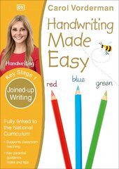 Handwriting Made Easy, Joined-up Writing, Ages 5-7 (Key Stage 1): Supports the National Curriculum, Handwriting Practice Book цена и информация | Книги для подростков и молодежи | kaup24.ee