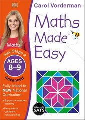 Maths Made Easy: Advanced, Ages 8-9 (Key Stage 2): Supports the National Curriculum, Maths Exercise Book hind ja info | Noortekirjandus | kaup24.ee