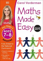 Maths Made Easy: Advanced, Ages 7-8 (Key Stage 2): Supports the National Curriculum, Maths Exercise Book цена и информация | Книги для подростков и молодежи | kaup24.ee