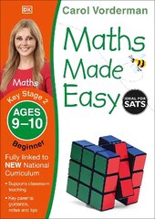 Maths Made Easy: Beginner, Ages 9-10 (Key Stage 2): Supports the National Curriculum, Maths Exercise Book hind ja info | Noortekirjandus | kaup24.ee
