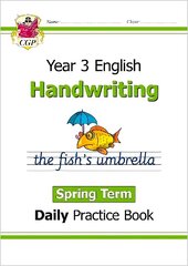 KS2 Handwriting Year 3 Daily Practice Book: Spring Term hind ja info | Noortekirjandus | kaup24.ee