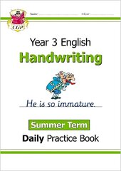 KS2 Handwriting Year 3 Daily Practice Book: Summer Term hind ja info | Noortekirjandus | kaup24.ee