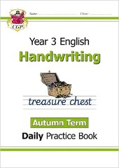 KS2 Handwriting Year 3 Daily Practice Book: Autumn Term hind ja info | Noortekirjandus | kaup24.ee