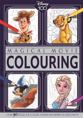 Disney D100: Magical Movie Colouring hind ja info | Väikelaste raamatud | kaup24.ee