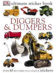 Diggers & Dumpers Ultimate Sticker Book цена и информация | Книги для малышей | kaup24.ee