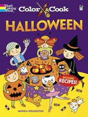 Color & Cook Halloween hind ja info | Väikelaste raamatud | kaup24.ee