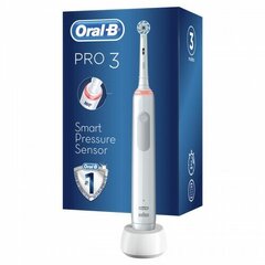 ORAL B Электрическая зубная щетка PRO 3 3000 Sensitive e Clean White цена и информация | Электрические зубные щетки | kaup24.ee