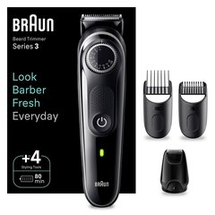 BT3440 Braun Habemetrimmer hind ja info | Juukselõikusmasinad, trimmerid | kaup24.ee