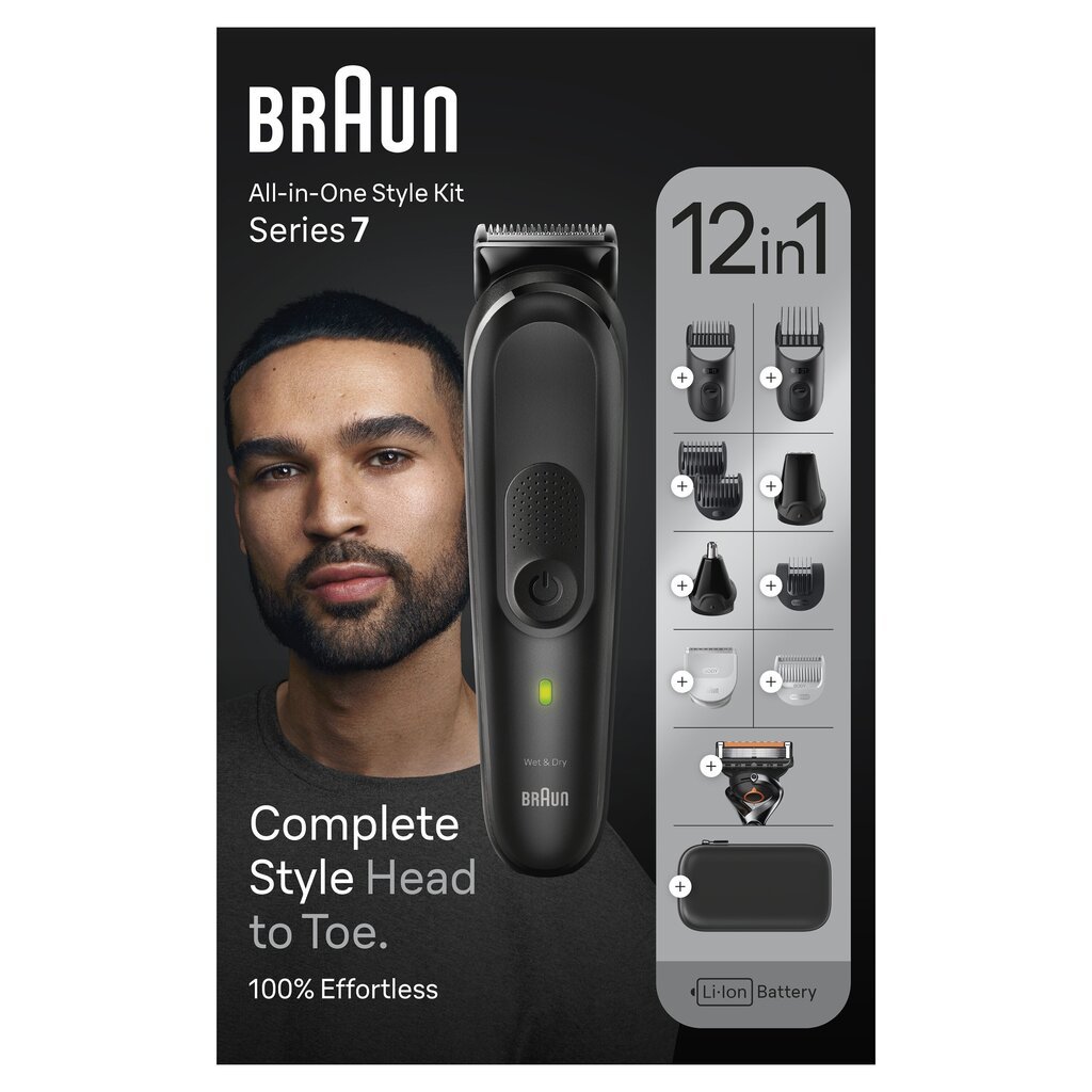 Braun MGK7460 12in1 цена и информация | Juukselõikusmasinad, trimmerid | kaup24.ee