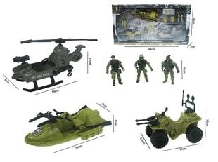 Sõjaväe sõiduki komplekt hind ja info | Poiste mänguasjad | kaup24.ee