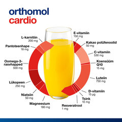 Orthomol Cardio N30
для здоровья сердца и сосудов цена и информация | Витамины, пищевые добавки, препараты для иммунитета | kaup24.ee