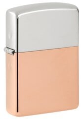 Зажигалка Zippo 48694 в биметаллическом корпусе цена и информация | Зажигалки и аксессуары | kaup24.ee