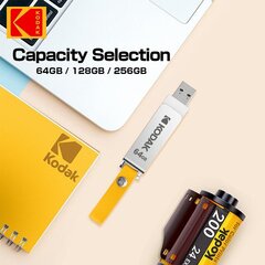 KODAK K133 Mini Metal USB3.1 Flash Drive 128GBK цена и информация | USB накопители | kaup24.ee