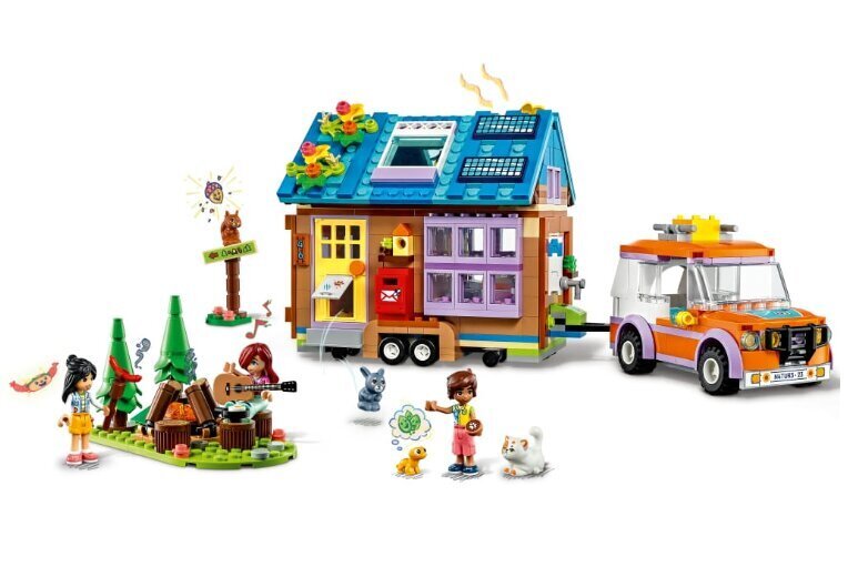 41735 LEGO® Friendsi mobiilne kodu, 785 d. ja kingipadi Kass, 50 cm цена и информация | Klotsid ja konstruktorid | kaup24.ee