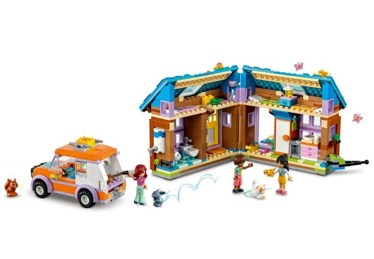 41735 LEGO® Friendsi mobiilne kodu, 785 d. ja kingipadi Kass, 50 cm цена и информация | Klotsid ja konstruktorid | kaup24.ee