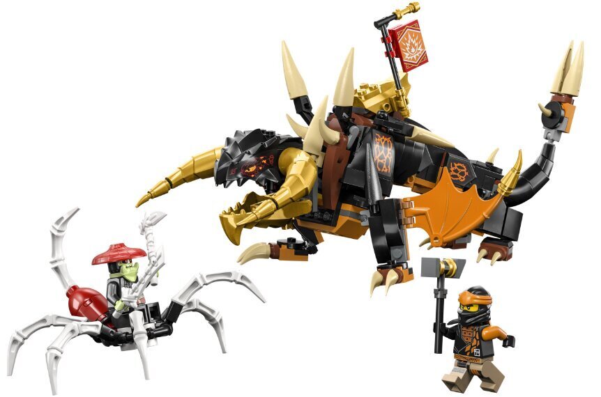 71782 LEGO® Ninjago Cole Earth Dragon EVO, 285 d. ja kingipadi Kass, 50 cm hind ja info | Klotsid ja konstruktorid | kaup24.ee