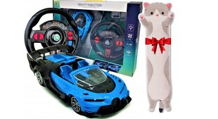 Laste võidusõiduauto rooli ja padjaga Cat, 50 cm hind ja info | Poiste mänguasjad | kaup24.ee