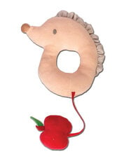 Мягкая погремушка Tikiri Toys, ежик с яблочком цена и информация | Игрушки для малышей | kaup24.ee