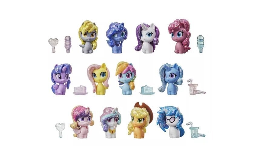 Figuurikomplekt Hasbro My Little Pony Unicorn Party ja plüüsist padi Cat, 50 cm hind ja info | Tüdrukute mänguasjad | kaup24.ee