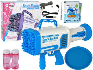 Пистолет для мыльных пузырей со световыми эффектами, синий цена и информация | Игрушки для песка, воды, пляжа | kaup24.ee