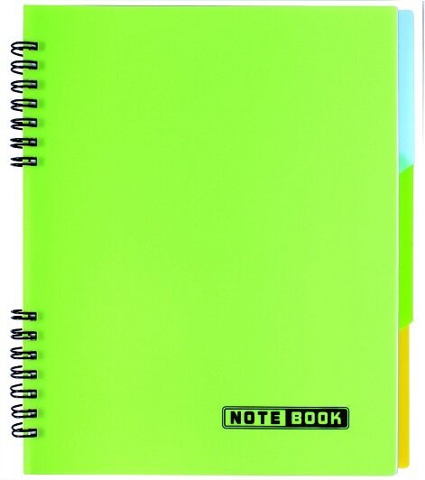 Sülearvuti Notebook, EconoMix, B5, kastidega, 120 lehte, 60 gsm, spiraaliga küljel, plastikust kate hind ja info | Vihikud, märkmikud ja paberikaubad | kaup24.ee